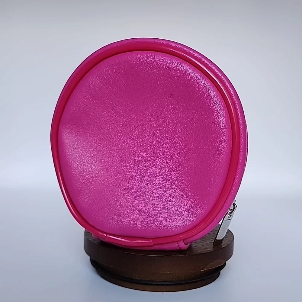 Small Pink Cosmetic Bag with Mirror